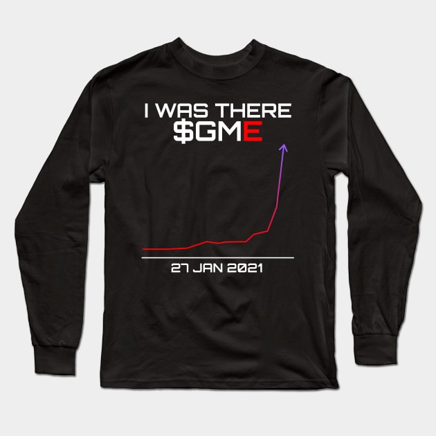 I was there GME Gamestonks to the moon! Long Sleeve T-Shirt by Asiadesign